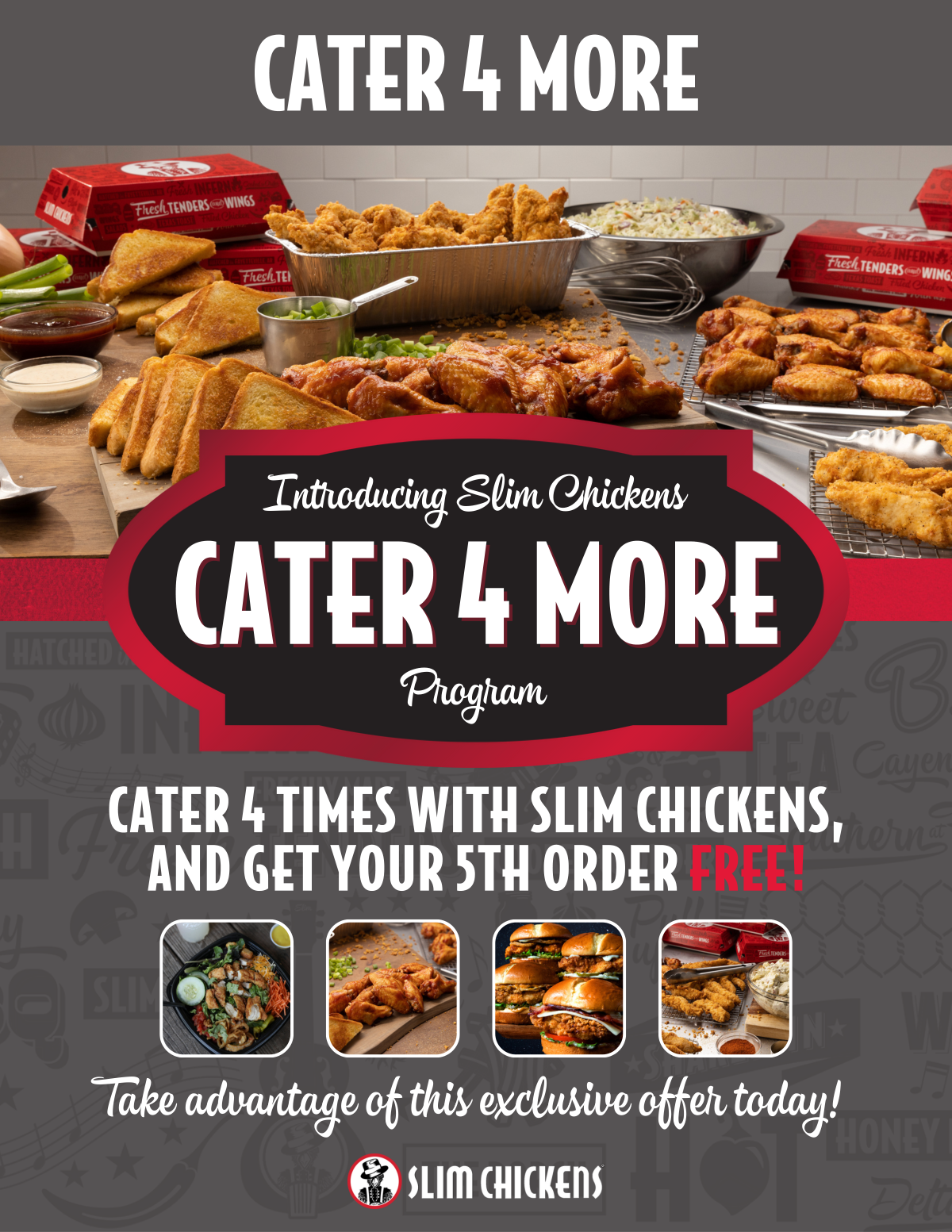 Cater 4 More, first page