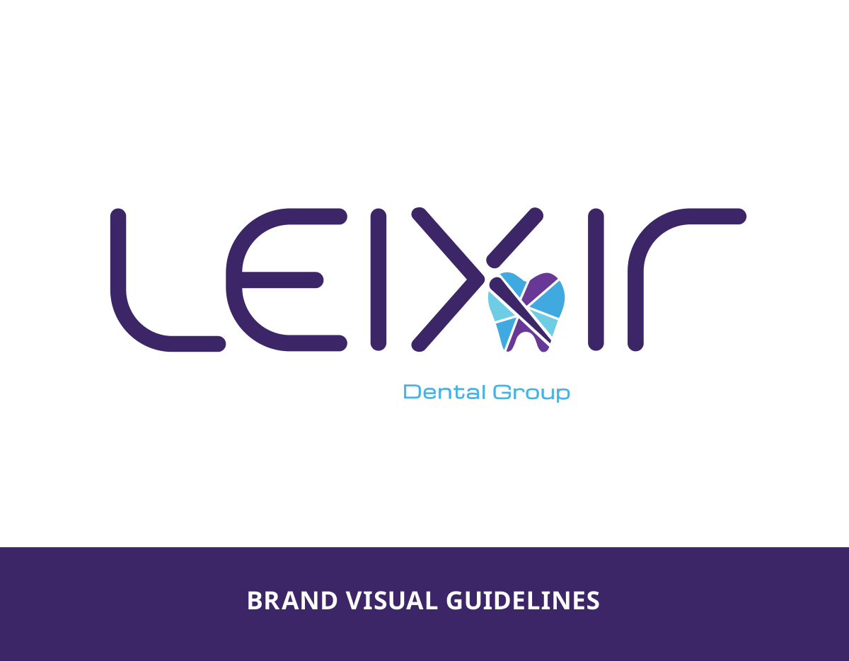 Leixir Visual Style Guide, first page