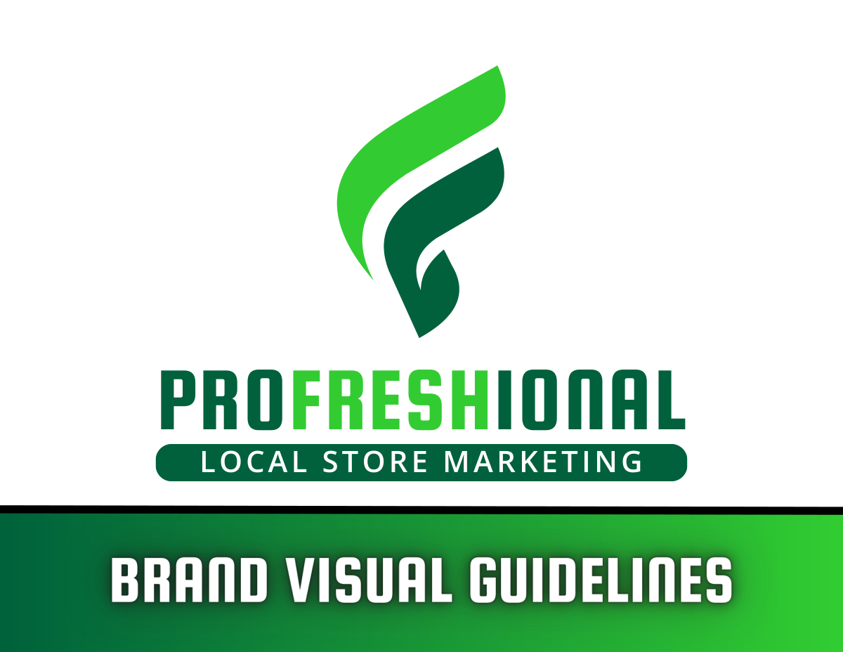 ProFreshional Style Guide, first page